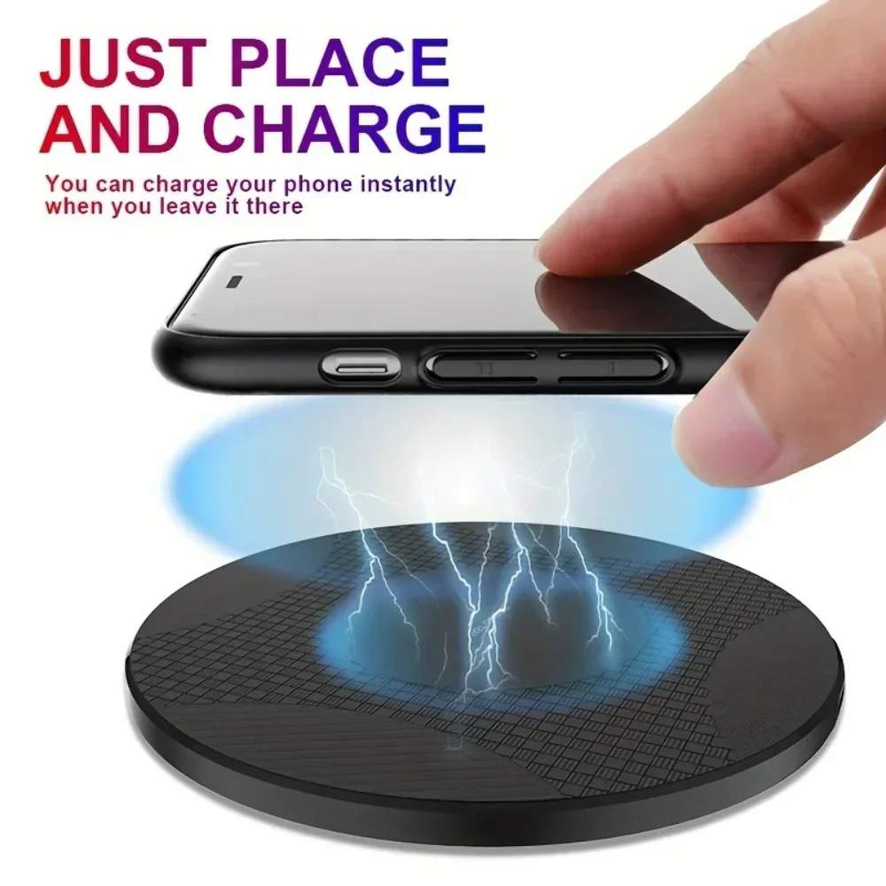 شاحن لاسلكي سريع 30 وات مغناطيسي لسطح المكتب لهواتف iPhone 16 15 14 Pro Max Samsung S24 Xiaomi Huawei Android محطة هواتف 2024 جديد