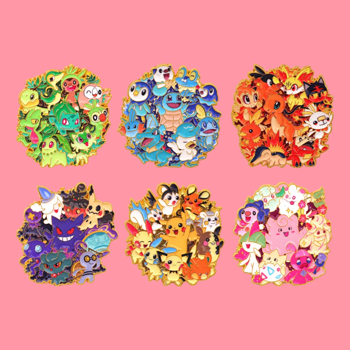 Cute Anime Genie Enamel Pins Cartoon Game Figures Brooch Lapel Pin Badge on Backpack Clothing Accessories Fashion Jewelry Gifts