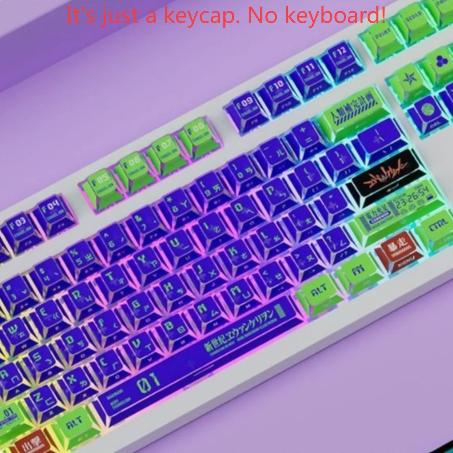 Cherry Profile PBT Keycaps 130 Keys Angular Backlit Key Cap Set Compatible with MX Switches