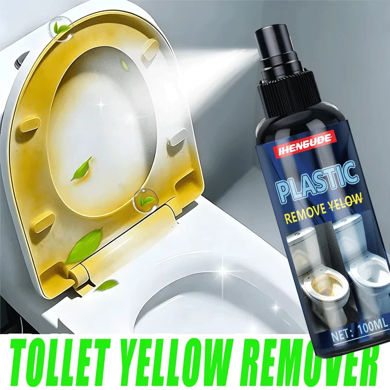 Toilet Seat Yellow Remover Spray, Effective Plastic Stain and Discoloration Cleaner
