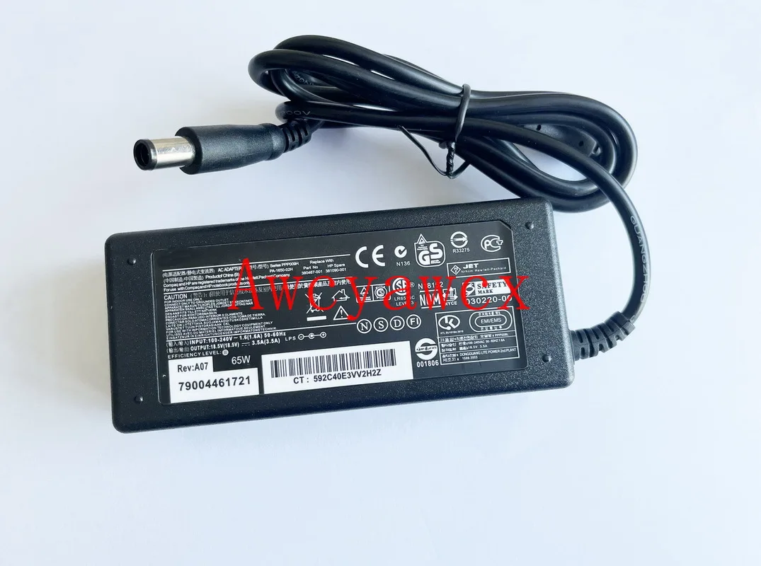 18.5V 3.5A 65W Originele Ac Adapter Oplader Voeding Voor Hp Probook 430 440 450 455 640 645 650 655 G1 G2