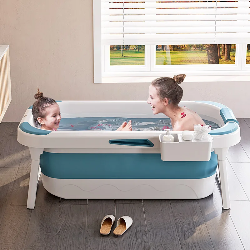 

Thickened adult bath bucket Folding bathtub Full body bath bucket Household tub Children's tub Adult bath tub