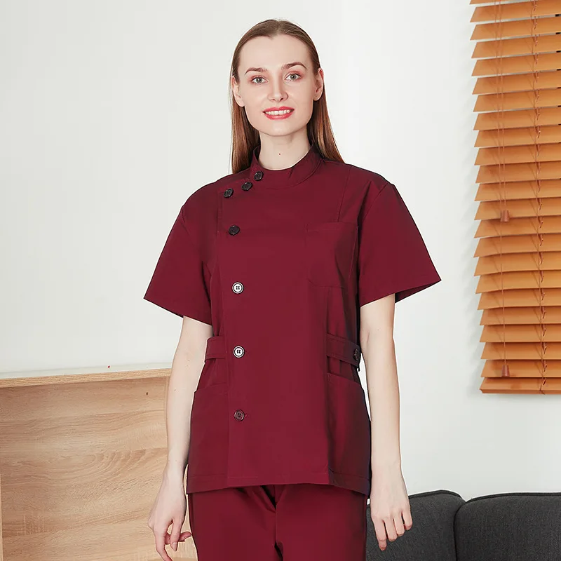 

Nurse Uniform Two-Piece Set For Women, Dental, Surgical, Cosmetic, Plastic Surgery, Hospital Doctor, Men