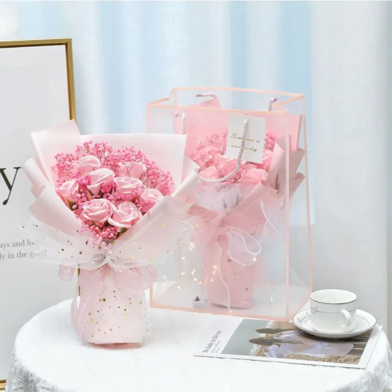 

Dried Flowers Starry Sky Bouquet Fragrance Soap Flowers Rose Bouquet Valentine's Day Gift Mother's Day Teacher's Day Gift