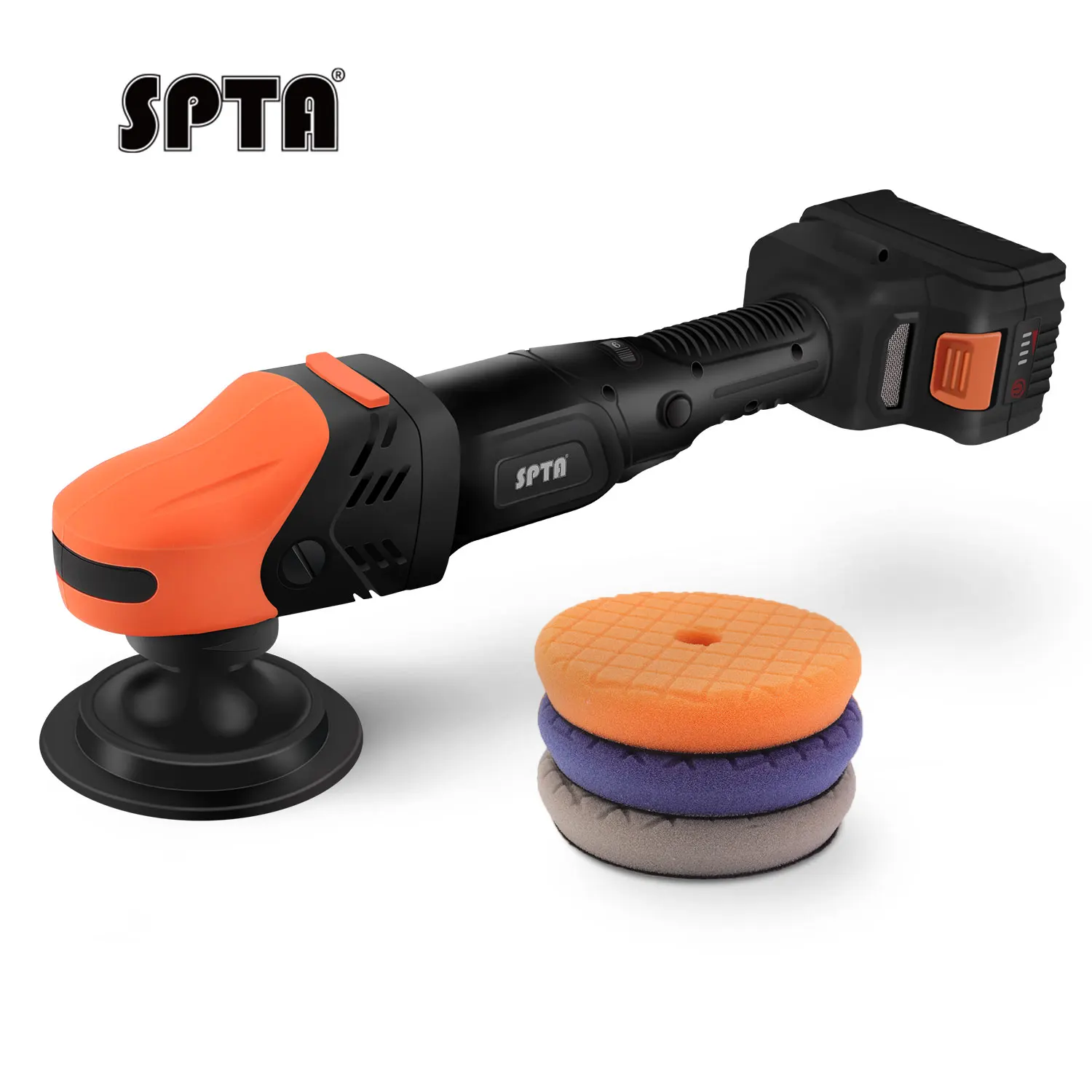 SPTA CP602 Brushless Ratary Polisher Portable-type Cordless Polisher Constant Speed Output For Car Polishing