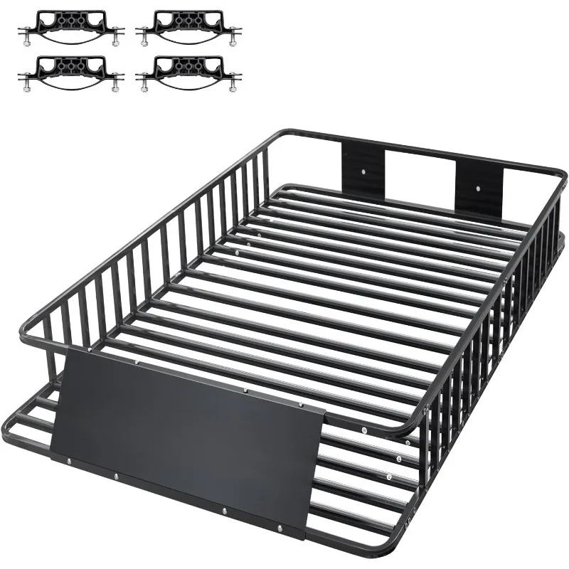 Large Roof Rack Cargo Basket Automobile Parts & Accessories Exterior Parts Roof Racks & Boxes Reliable Comfort and Durability