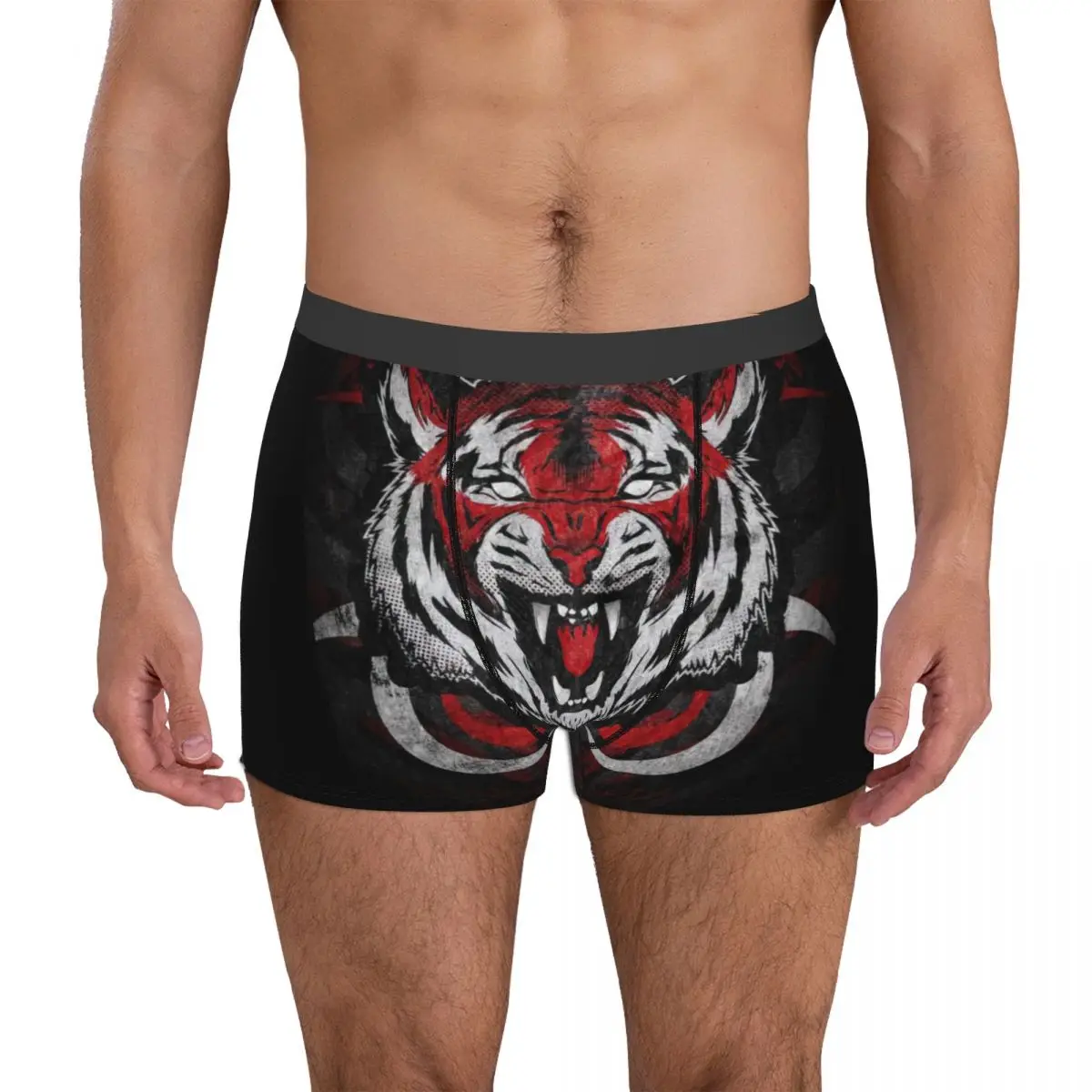 

Tiger Underpants Cotton Panties Men's Underwear Ventilate Shorts