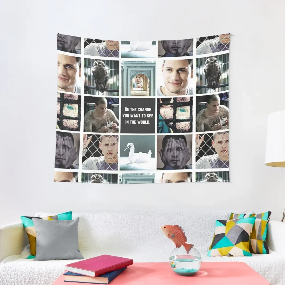 

Aesthetic: Michael Scofield Tapestry Wall Hangings Decoration Room Design Tapestry