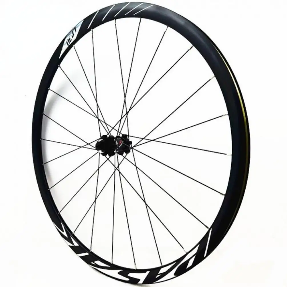 Litepro 700C 6 Claws 12 Speed 12x100 12x142mm HG Wheelset 30mm Central Lock Disc Brake QR Road Bike Wheels 24 Holes