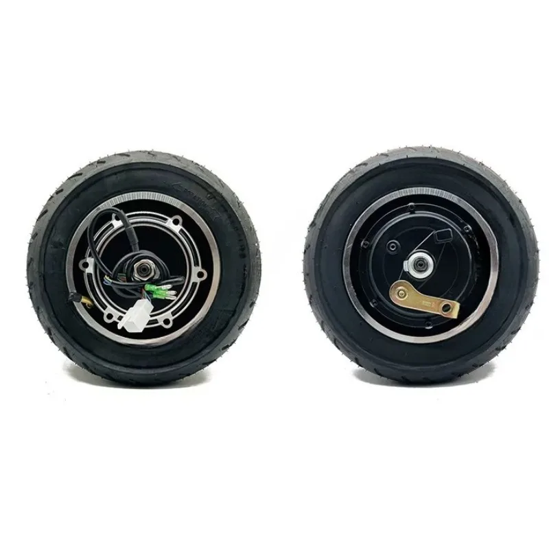 10 Inch Skateboard Brushless Wheel Hub Drum Brake Motor Including Tire Mini Electric Vehicle Motor 350w