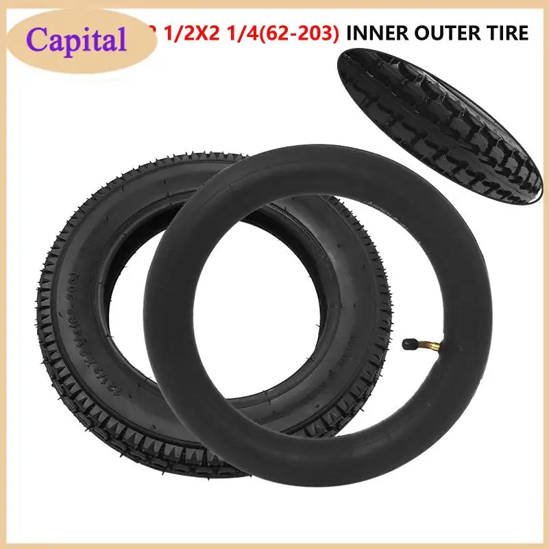 High-quality 12-inch 12 1/2x2 1/4 62-203 pneumatic outer tires for many gas electric scooters and e-bikes