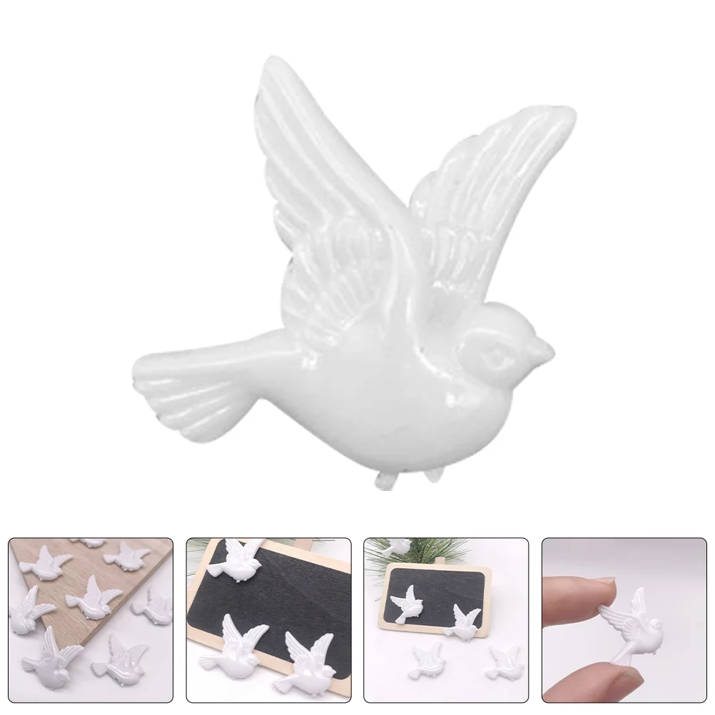 

24 PCS Stickers Baby Room Wall Decoration Animal Decals for Nursery Pigeon Bird White Girl