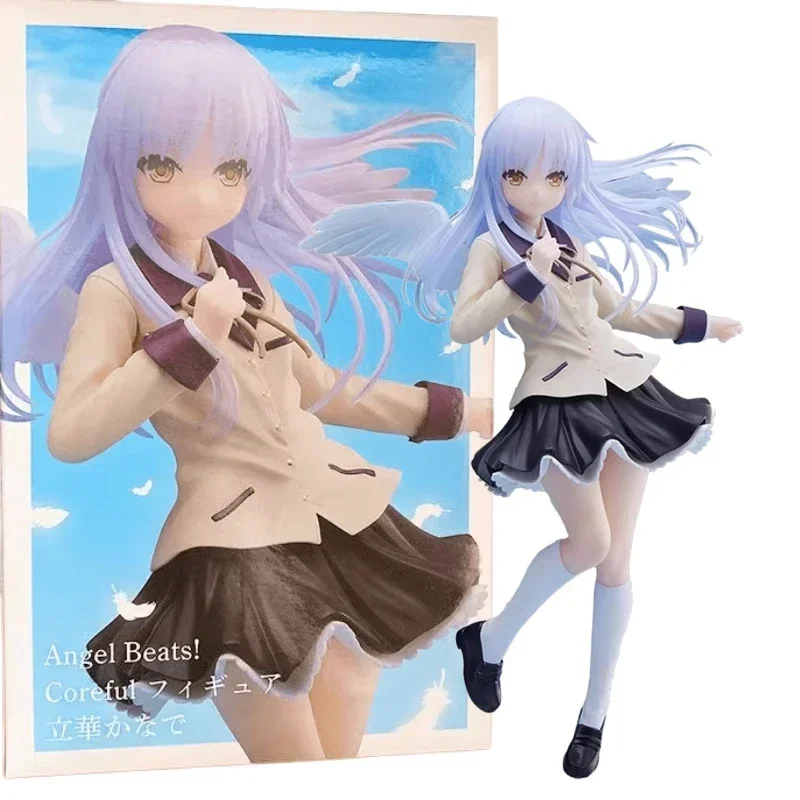 Genuine Stock TAITO Angel Beats Limited Edition School Uniform Scenery Gift Anime Movable Figurine Model Toy Peripheral