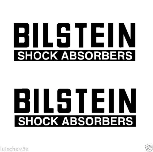 For 2Pcs (2) Bilstein Shock Absorbers Decal Sticker Car Styling