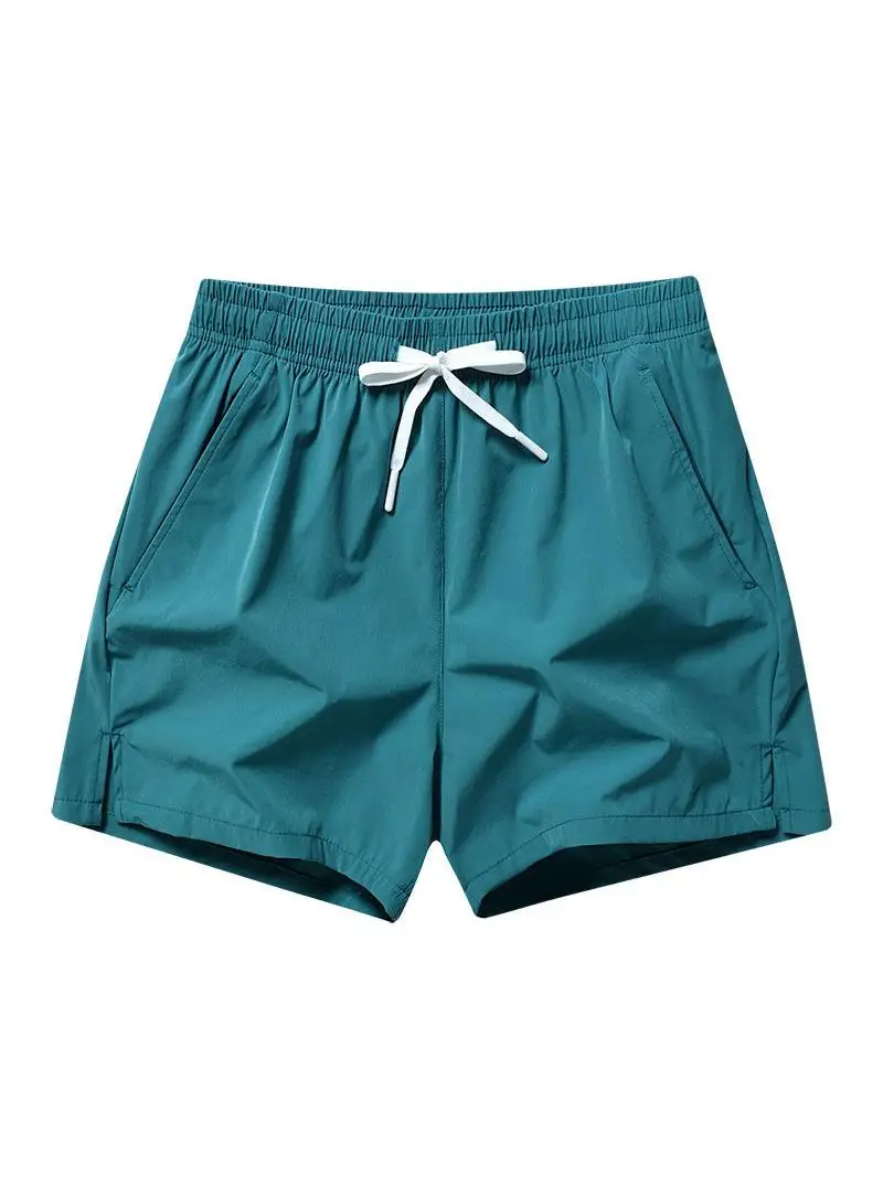 

Новые мужские шелковые пляжные брюки Qui Dry Loose Fit, повседневные тонкие футболки длиной до четверти, спортивные хлопковые брюки для отдыха Ciwalk