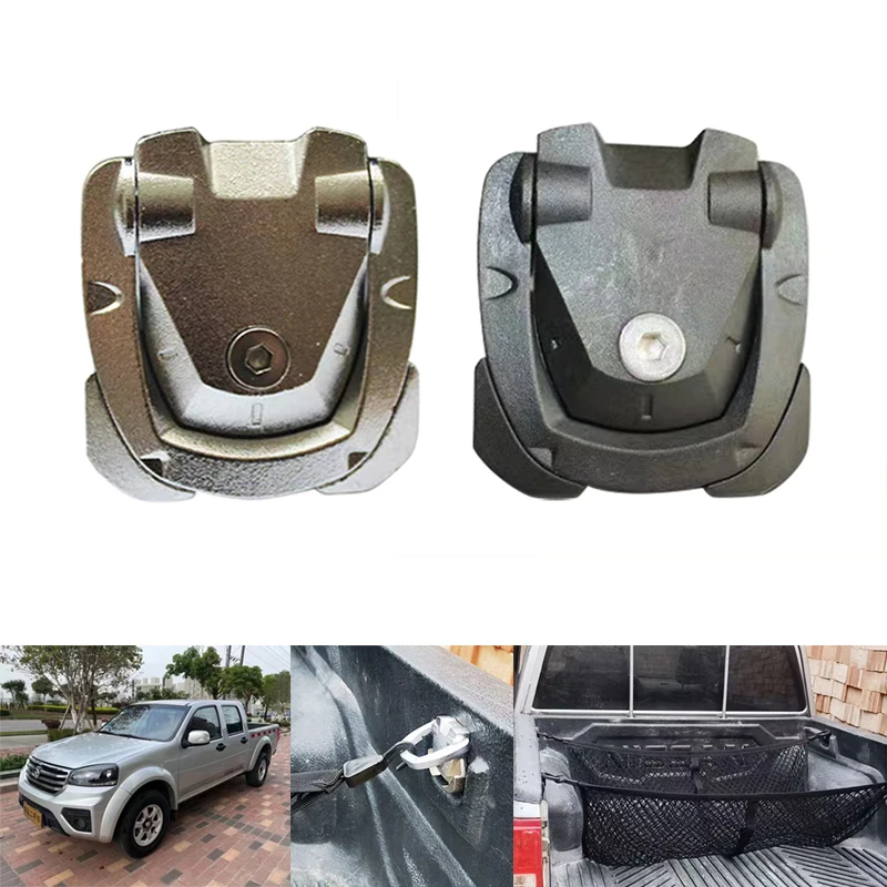 1PC Car Trunk Hooks Organizer Rear Cargo Mounting Luggage Net Fixing Fastener Hooker Black White For Nissan Navara NP300