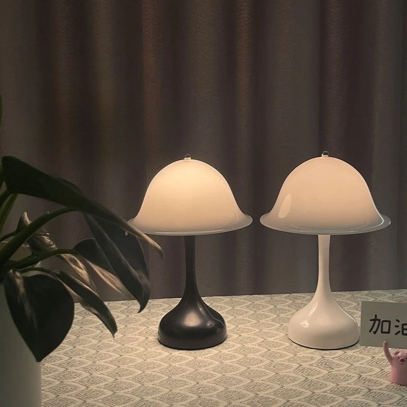 Americano casa cabeceira atmosfera flor bud lâmpada novo retro design simples quarto decoração ornamento pequena lâmpada de mesa