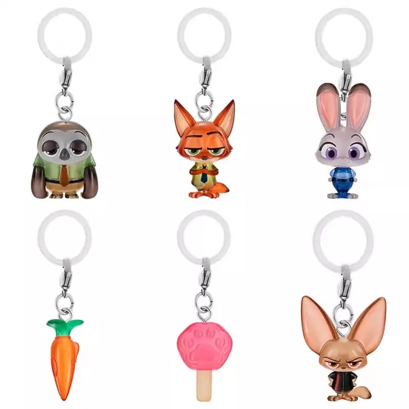 

Bandai Genuine 6 шт. Gashapon ненじる너펀 한피 Nick Zootopia Аниме Фигурка Игрушки Для Детей Подарочные Коллекционная Модель Украшения
