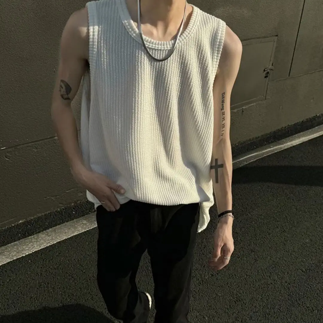 

2026 New Vest Men's Summer Loose Sports Fitness Sleeveless T-shirt