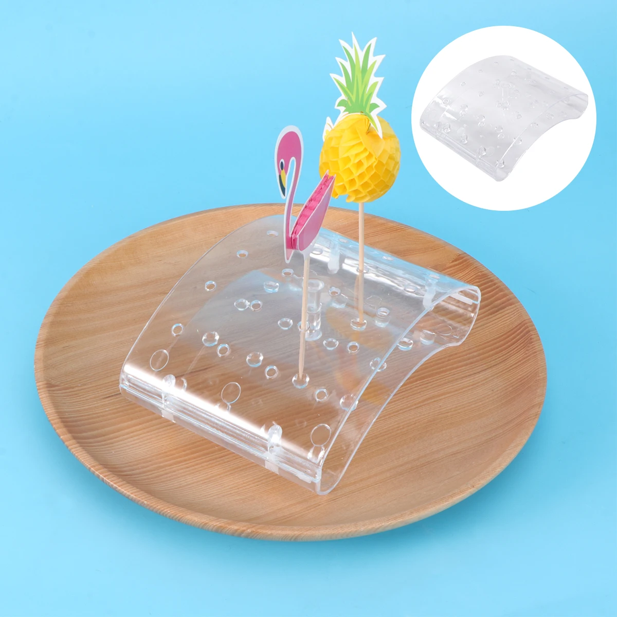 

1pcs Plastic Lollipop Display Stand Candy Rack Cake Pop Holder Bracket for 3 Colors Arc Shape Storage Organized
