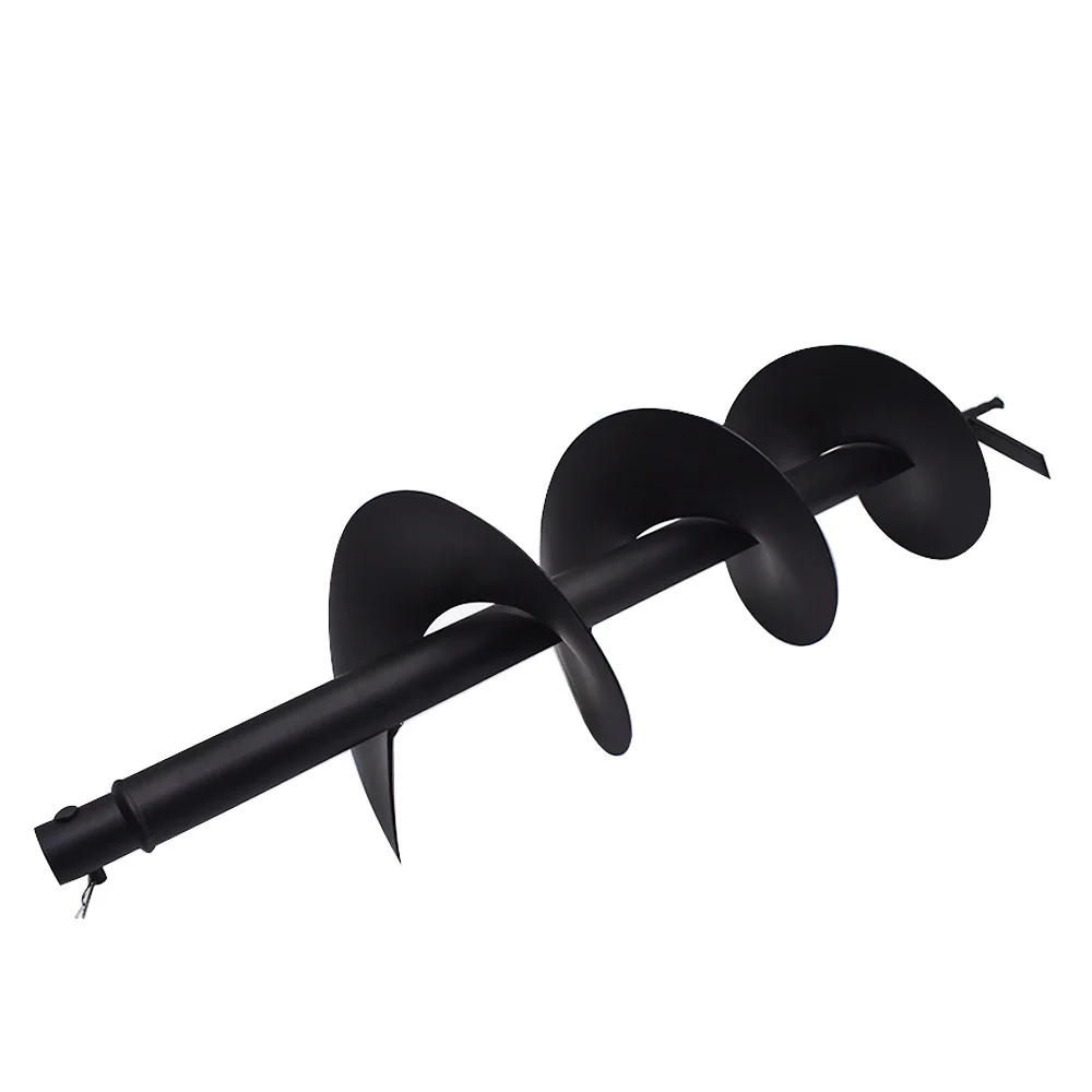 

Черная шнековая насадка, 8-дюймовая насадка для шнека для почвы, подходит для посадки, садоводства, посадки деревьев, копания отверстий, внутренний диаметр, вал 3/4 дюйма