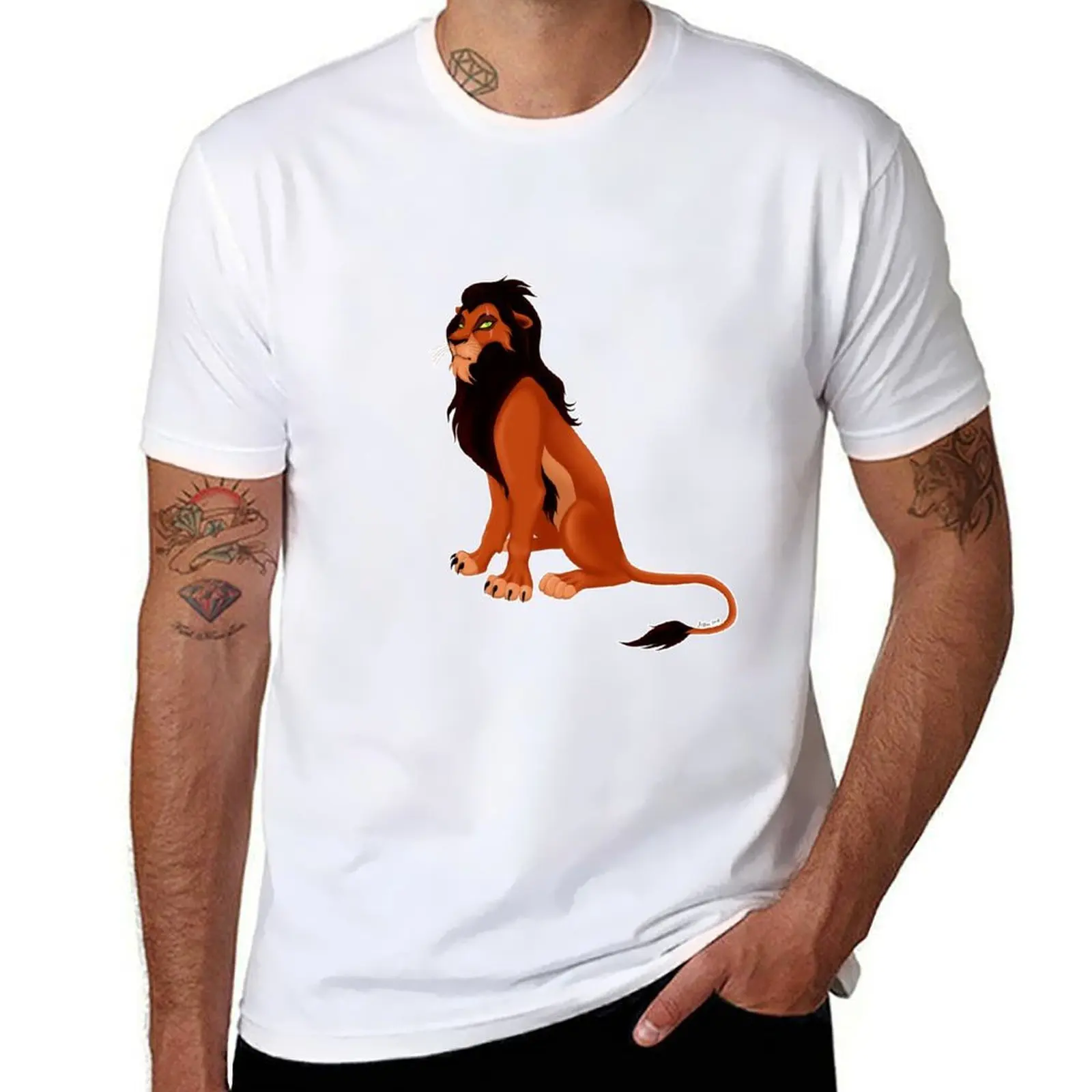 Scar T-Shirt t shirt man luxury t shirts for man pack white T-Shirt