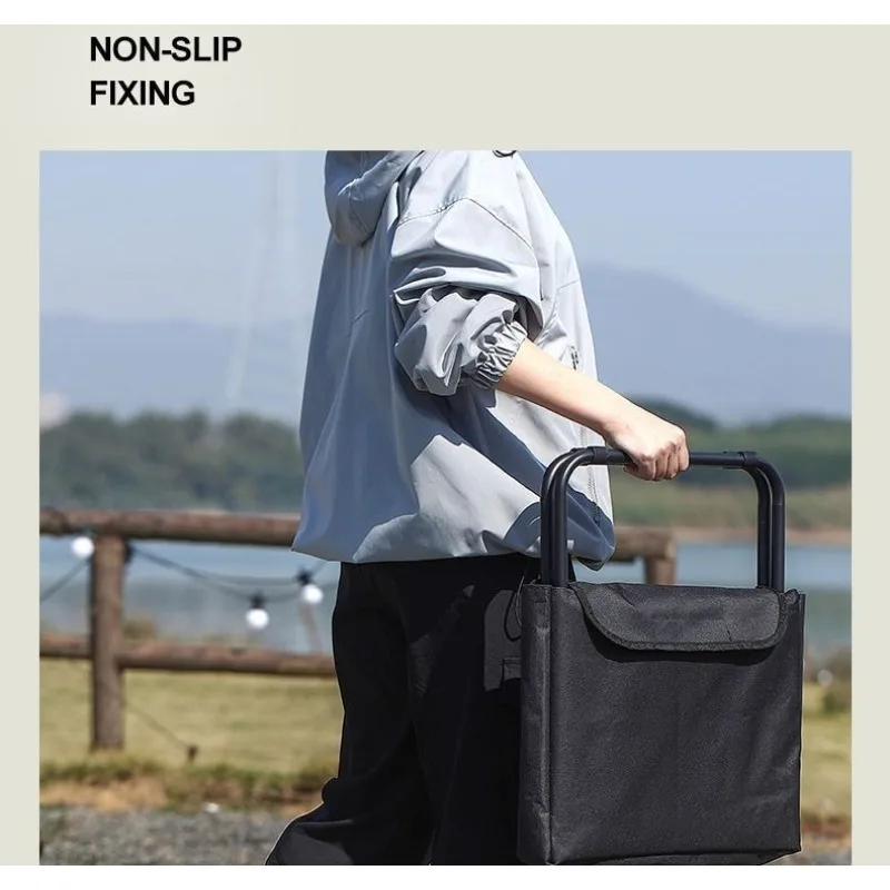 طاولة تكتيكية متعددة الوظائف للاستخدام الخارجي، طاولة قابلة للطي محمولة، تخييم من الفولاذ الكربوني، وجبة سياحية، يمكن تقسيمها