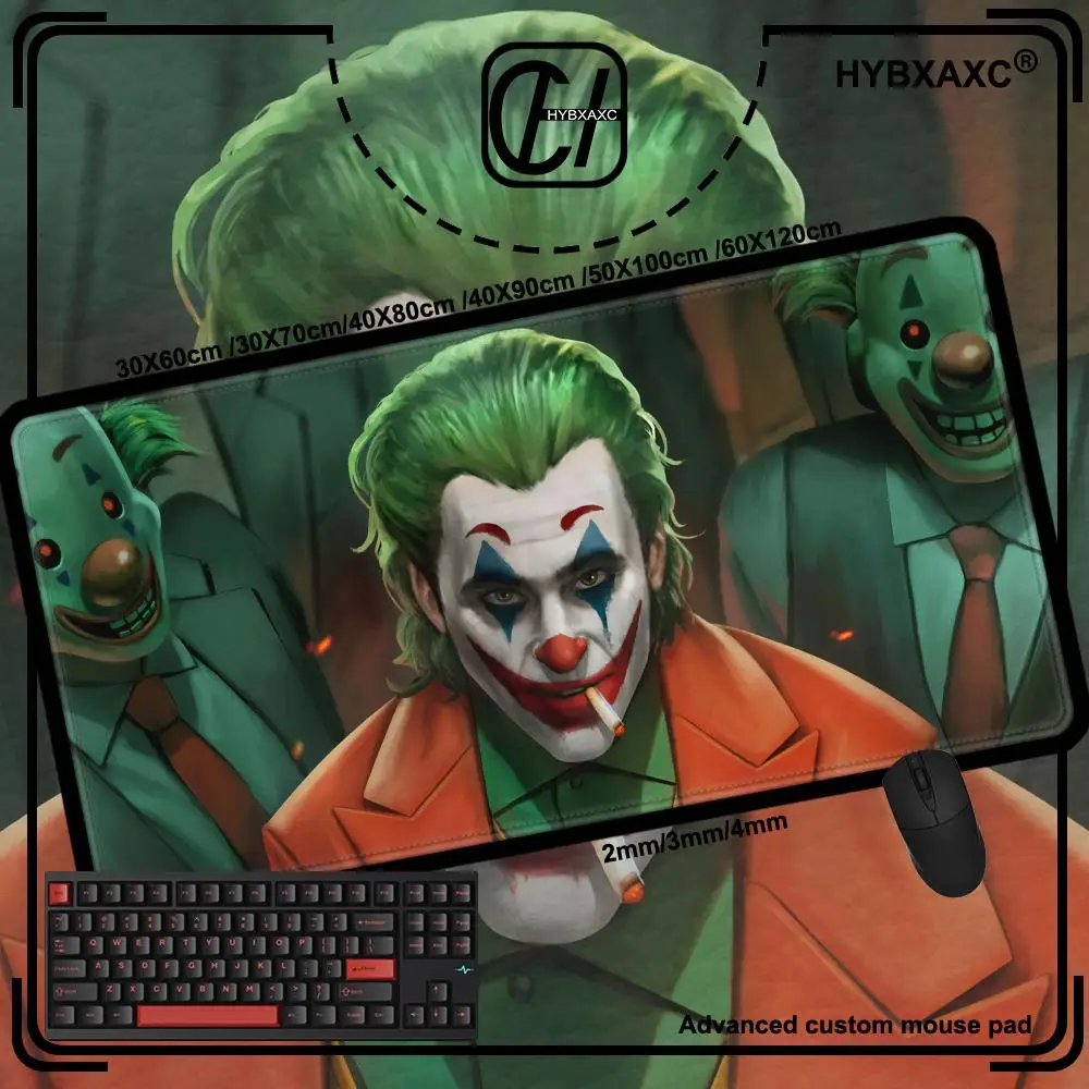 Animated J-Jokers Comic Mouse Pad Cute HD Desk Pad Extended Gaming Keyboard Mats Large 90x40cm XXL Gamer Mousepad