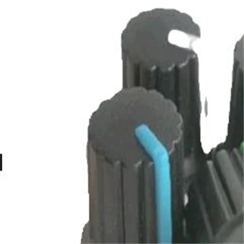 Potentiometer Knob Switch Cap, Black Button Colors, Diameter 6mm Diameter 15mm * 15mm High,100pcs