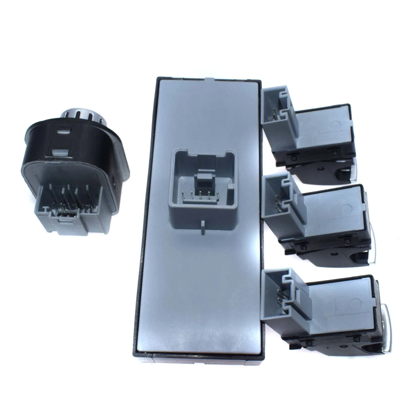 

5-piece chrome control mirror window switch for VW for JETTA for Tiguan Passat for Golf -