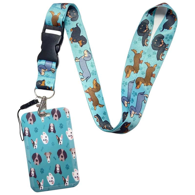 C1699 Dachshund Dogs Cute Lanyard for Key Neck Strap lanyards id badge holder Key Chain Key Holder Hang Key Rings Accessories