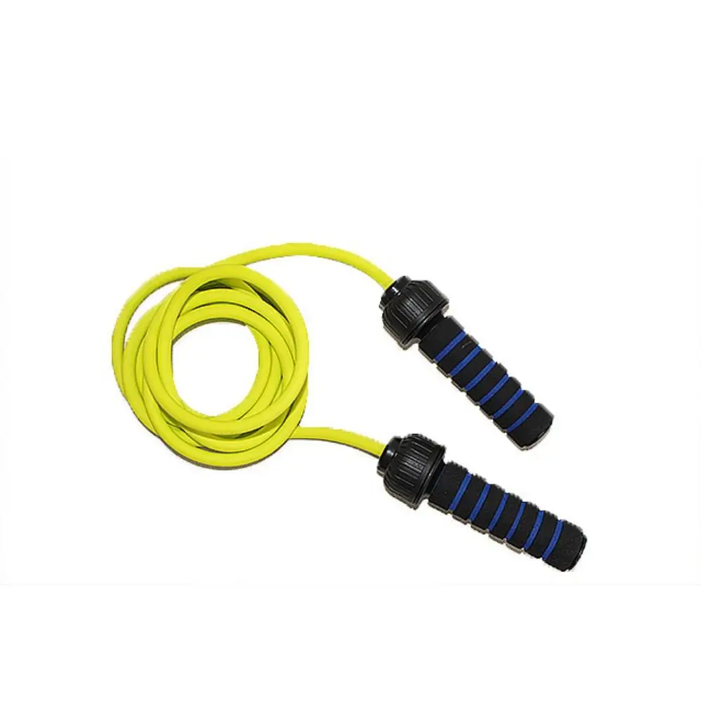 Adjustable Length Weighted Jump Rope Foam Handles Portable Heavy Skipping Rope Reusable Durable Athletic Rope Children