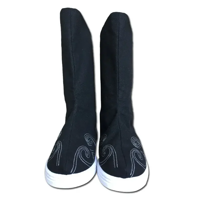 Men's Korean Tratiditional Men Hanbok Shoes Korean Hanbok Boots Korean National Hanbok Shoes Cosplay Pary Game