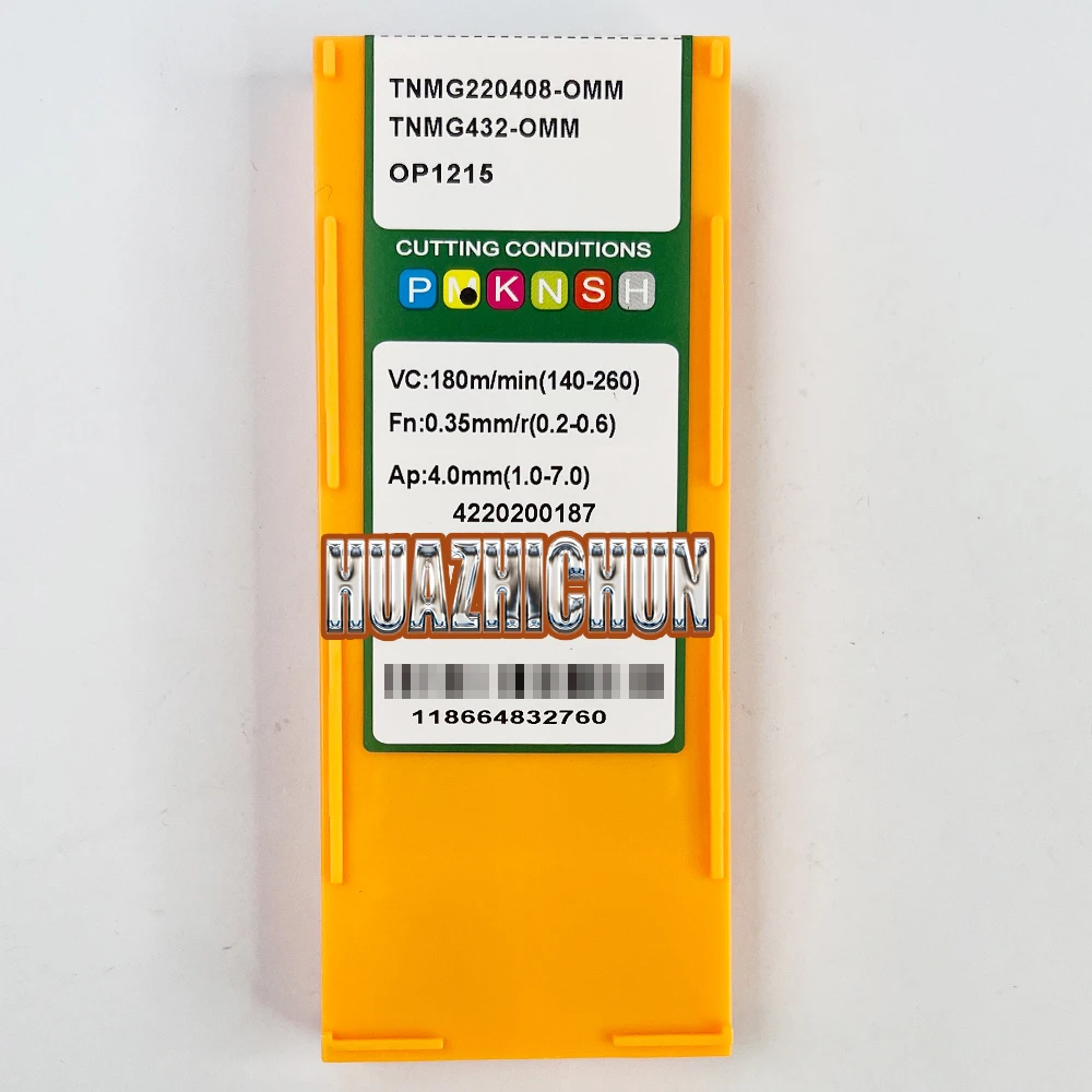 HUAZHICHUN TNMG220408-OMM OP1215 CNC Carbide Inserts For M