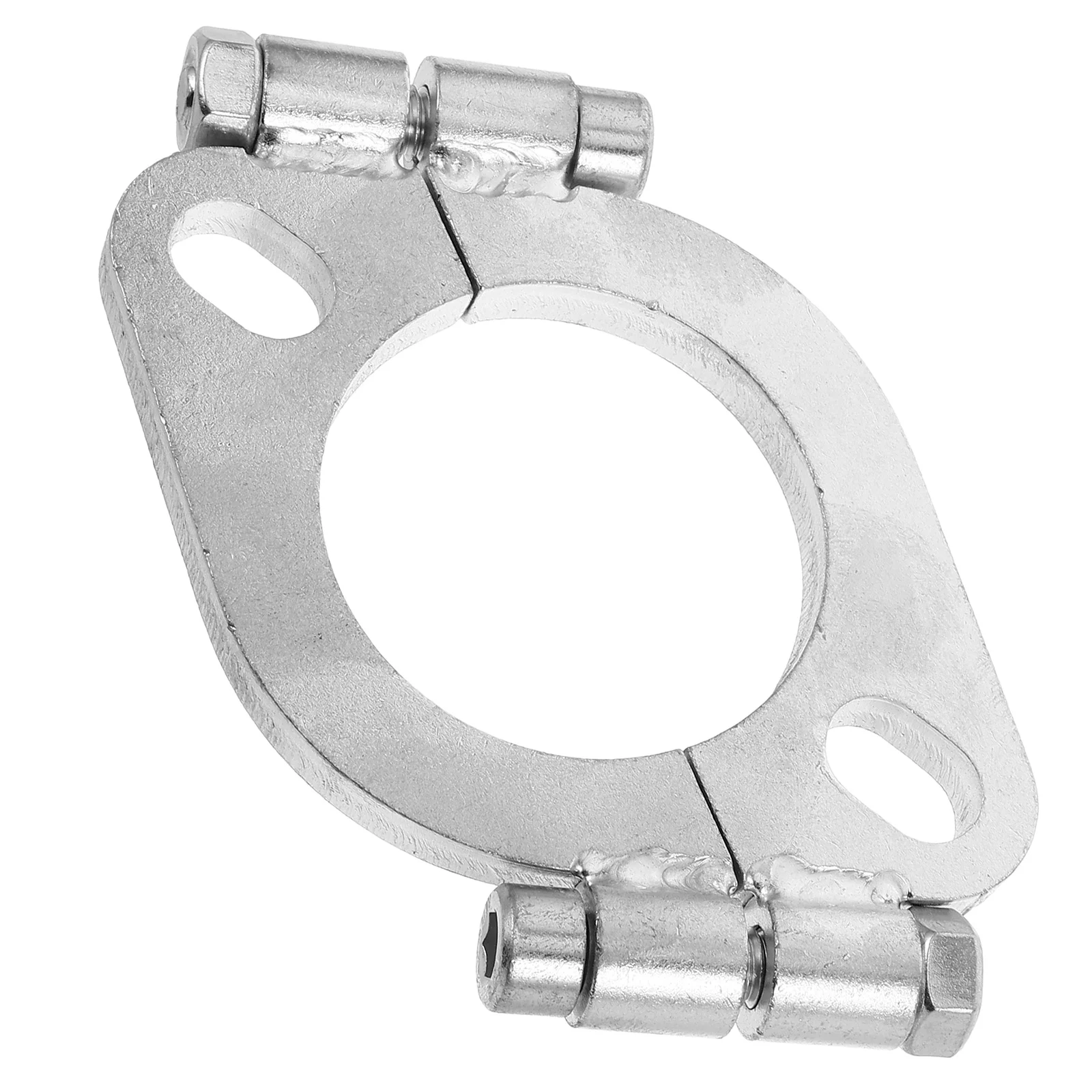 

Automotive Exhaust Flange Flat Oval Split Repair Kit Easy Installation Exhaust Flange Replacement Repair Connection Kit