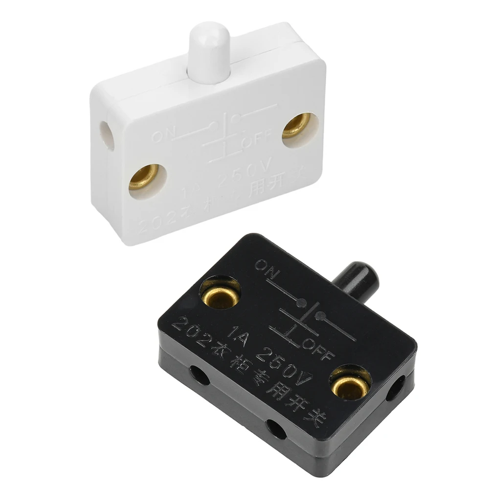 1A 250V รีเซ็ตอัตโนมัติสวิทช์ตู้เสื้อผ้าตู้สวิทช์ไฟในครัวเรือนตู้ประตูสวิทช์ควบคุมตู้เสื้อผ้าสวิทช์ไฟ
