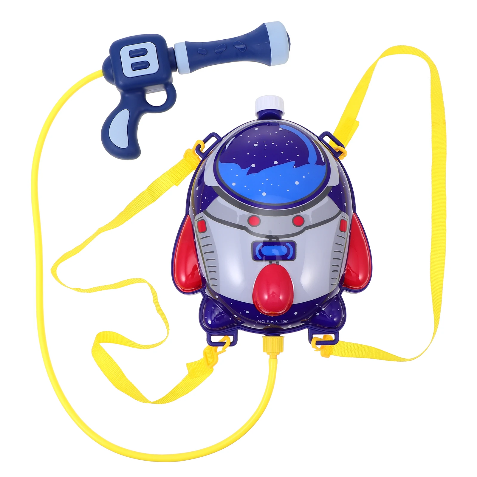 

1 set Large Blue Pull-out Backpack Water Toy Kids Summer Beach Pool Outdoor Toys Pool Water Toy Random Color Accessories