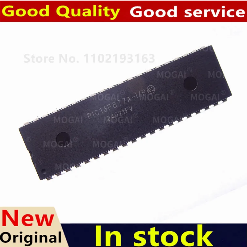 (1piece)100% New PIC16F887-I/P PIC16F877A-I/P PIC16F887 PIC16F877A DIP-40 Chipset