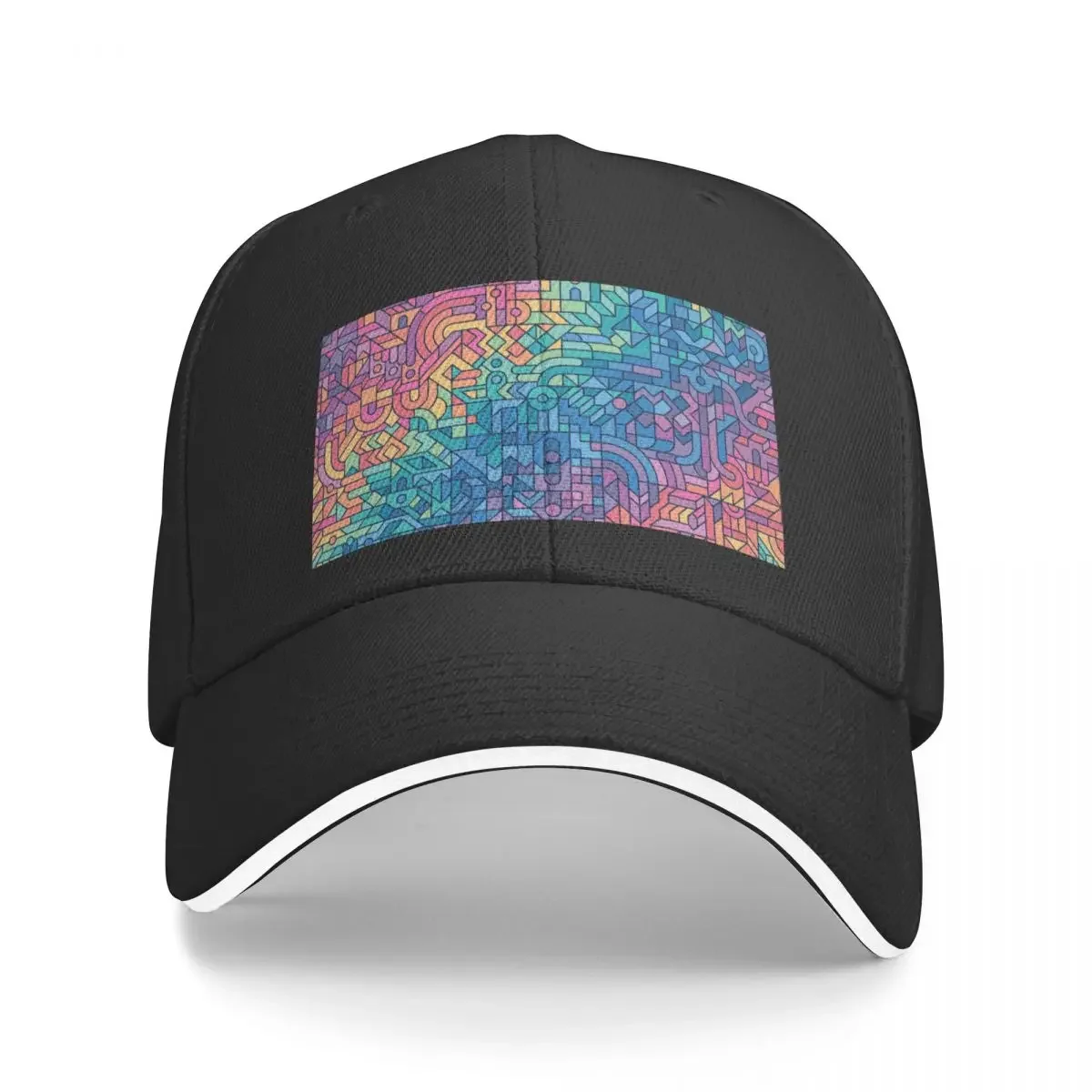 Colourful Chaos Baseball Cap Fishing cap Rave Men Women's