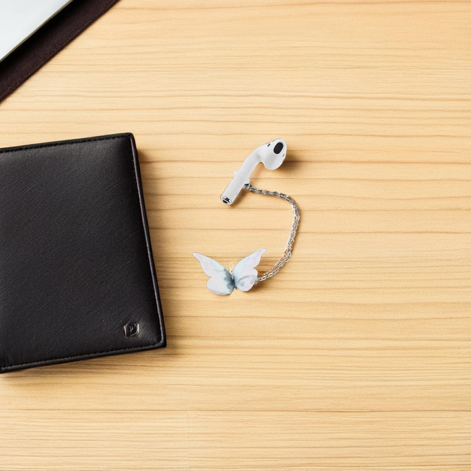 

Universal Butterfly Headphones Anti-faller Miss Alloy Anti-lost Chains for Earphone