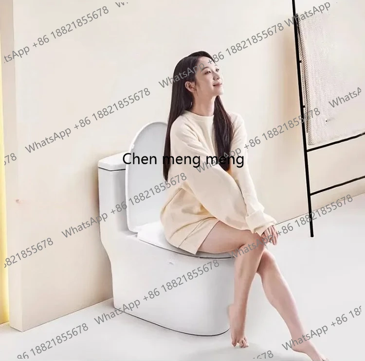 

Ванная комната, туалет, водосберегающий бытовой сифон, цельный унитаз