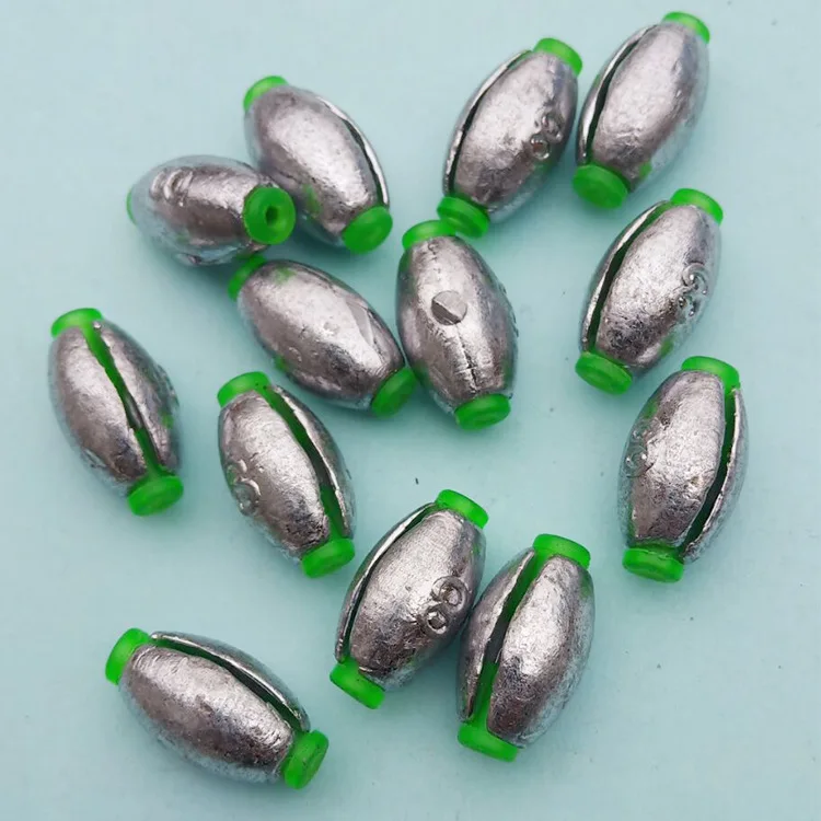 Lead Fishing Drop Olive Shaped Heart Lead Fishing Drop Sea Pole Drop Fishing Accessories