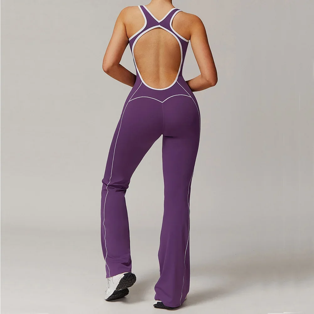 

Yoga Suit Women Training Gym Set Sportswear Women Sports Jumpsuit Fitness Rompers Stretch Female Push Up Suit Workout Bodysuits
