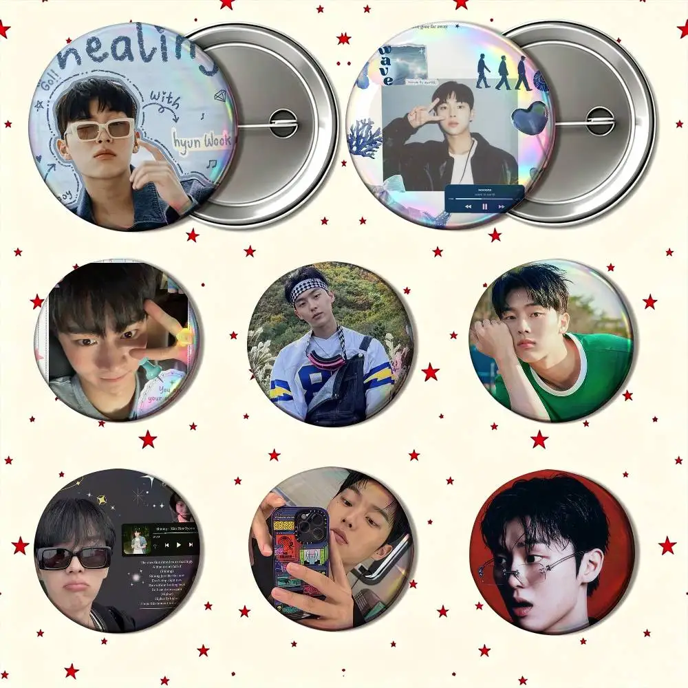 Lovely Choi Hyun Wook Actor Custom Enamel Pin Badges 25mm 32mm 44mm 58mm Backpack Hat Decor Toys Gifts