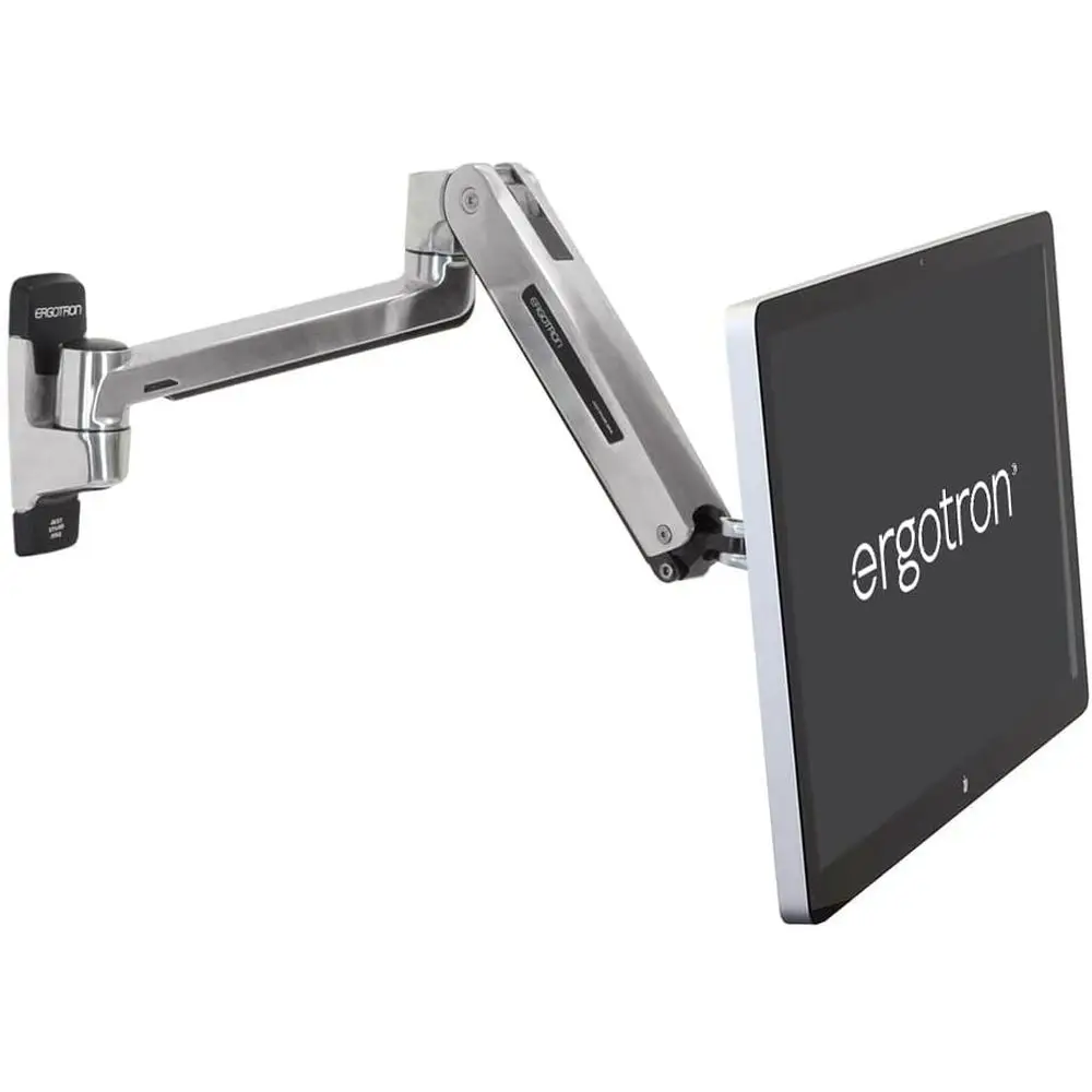 

Adjustable Single Monitor Stand, VESA Compatible, Supports 49 Screens, 14-30 lbs, Polished Finish