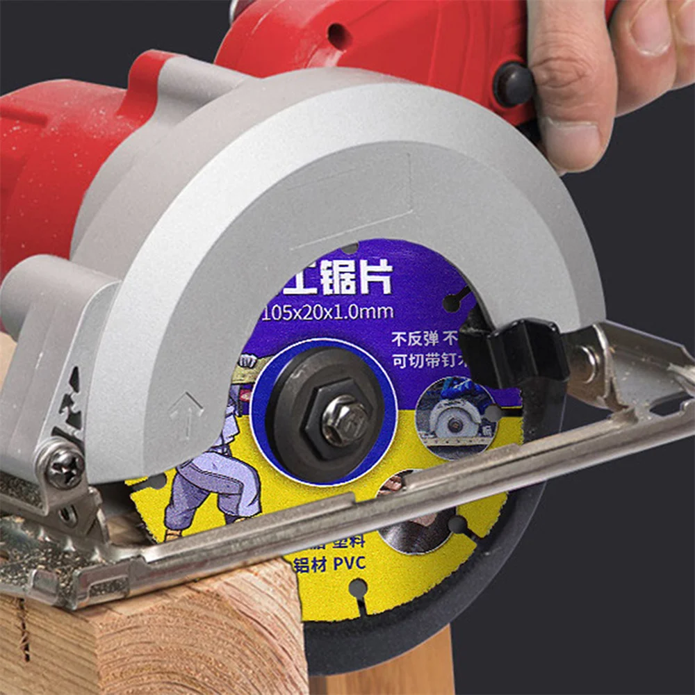 Imagem -02 - Circular Saw Blade Roda Discos para Corte de Madeira Carbide Cutting Disc Woodworking Saw Blade 105 mm 110 mm 115 mm 125 mm