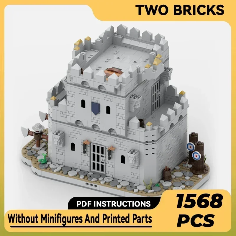 Modelo de fortaleza Moc, bloques de construcción, Castillo Medieval Barraks, tecnología Modular, regalos, juguetes de Navidad, conjuntos de bricolaje, montaje