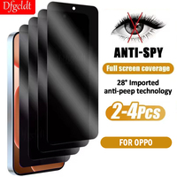 2-4Piece Anti-spy Tempered Glass for Oppo Find X8 Ultra X8s+ X8s Screen Protector for Oppo Reno13 12 11 F FS 4G 5G Privacy Glass