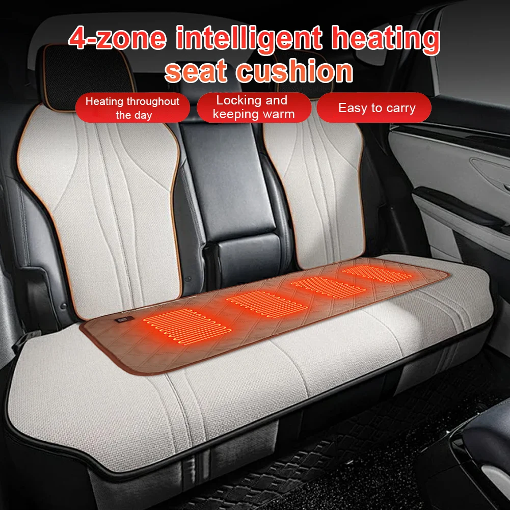 

Electric Heated Seat Cushion USB Power Outdoor Camping Seat Cushion Heating Seat Cushion for Park Stadium Car Travel