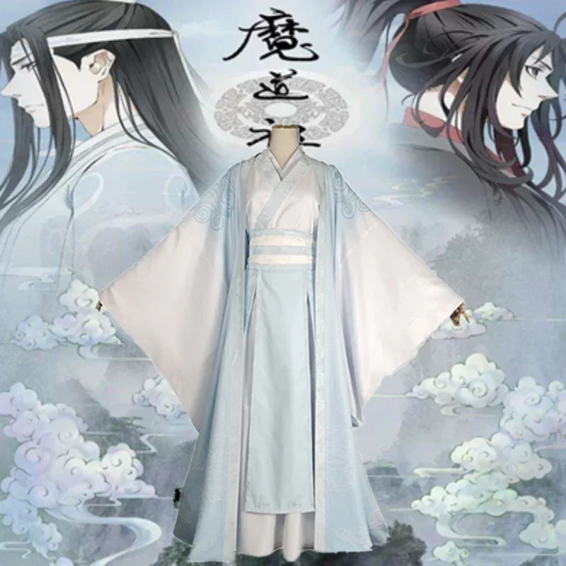 

Lan Wangji Cosplay Costumes Mo Dao To Shi Original LanZhan Ancient Costume Grandmaster of Demonic Cultivation Costume Unises